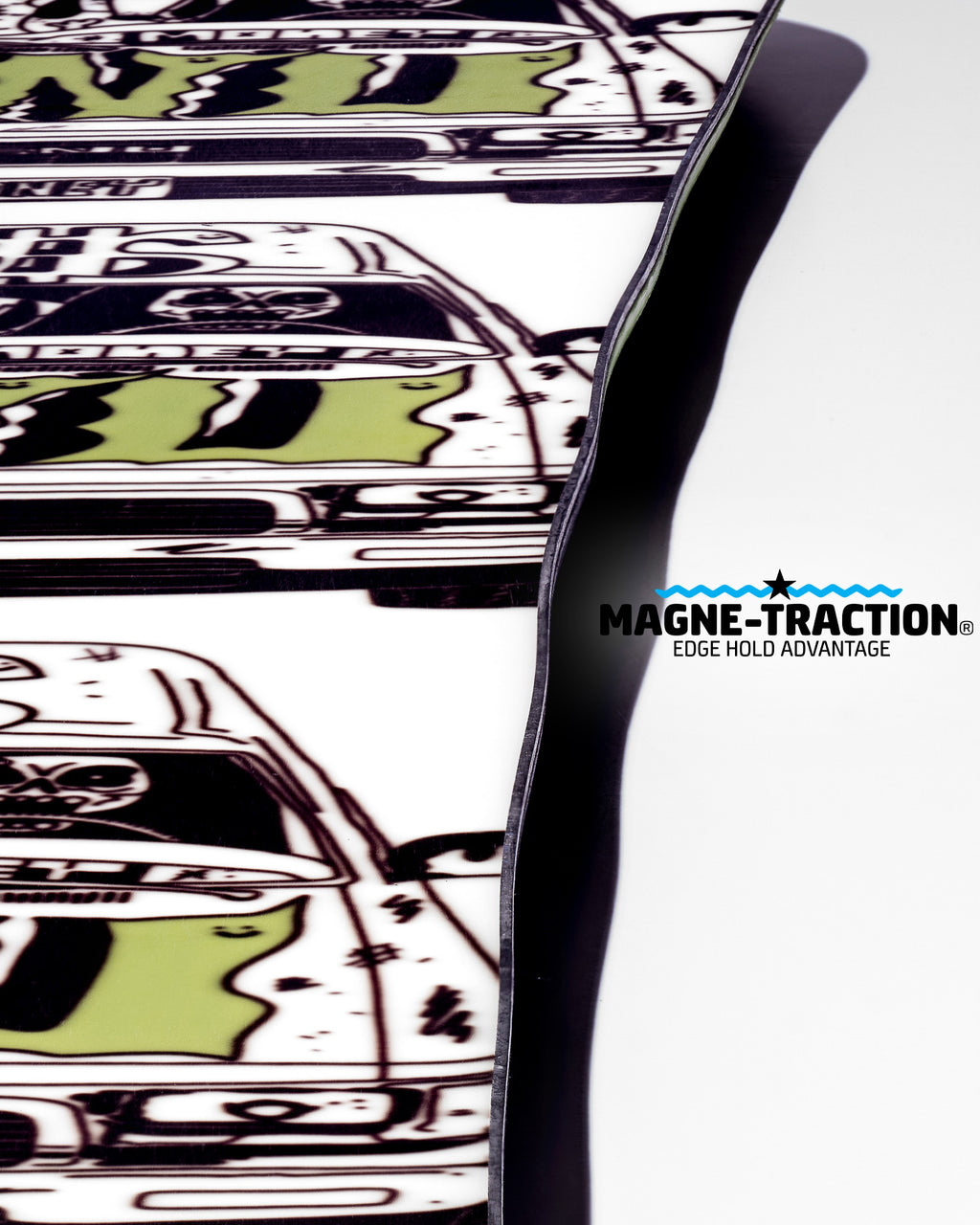 GNU Money 2026-2027 snowboard - Magne Traction edge detail