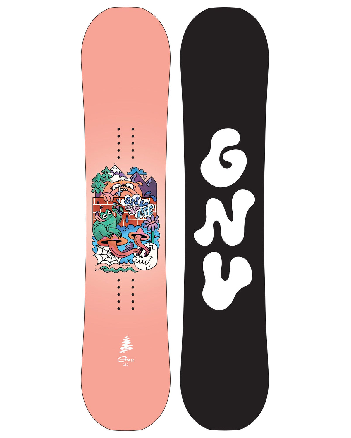 GNU Playdate Snowboard and Binding Package | GNU Snowboards 2026-2027