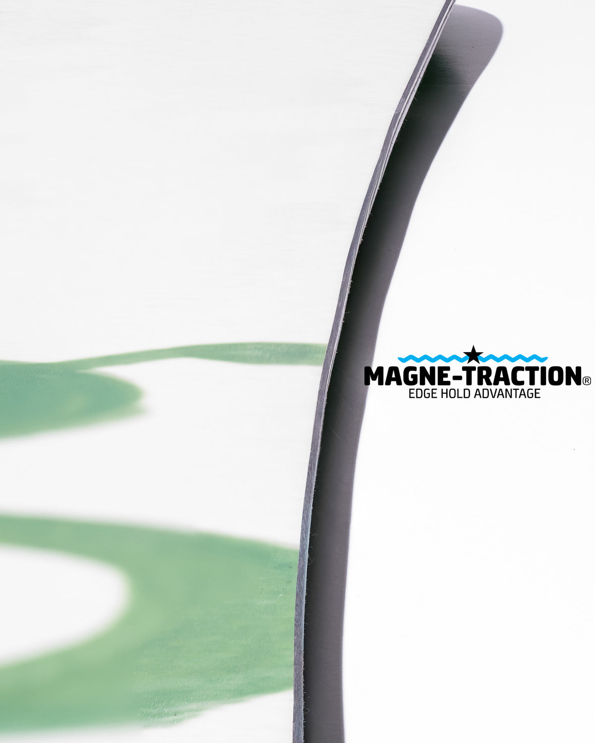 GNU Wagyu 2026-2027 snowboard - Magne Traction edge detail