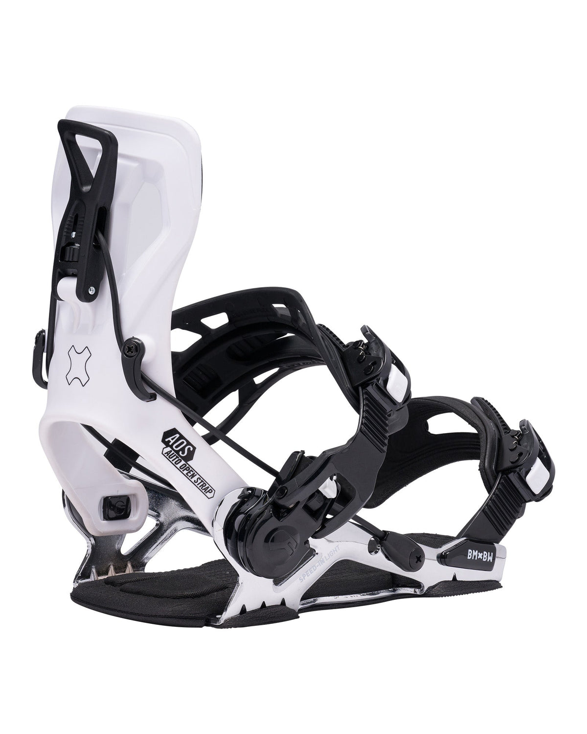Bent Metal Speed-In Light Snowboard Binding (white)