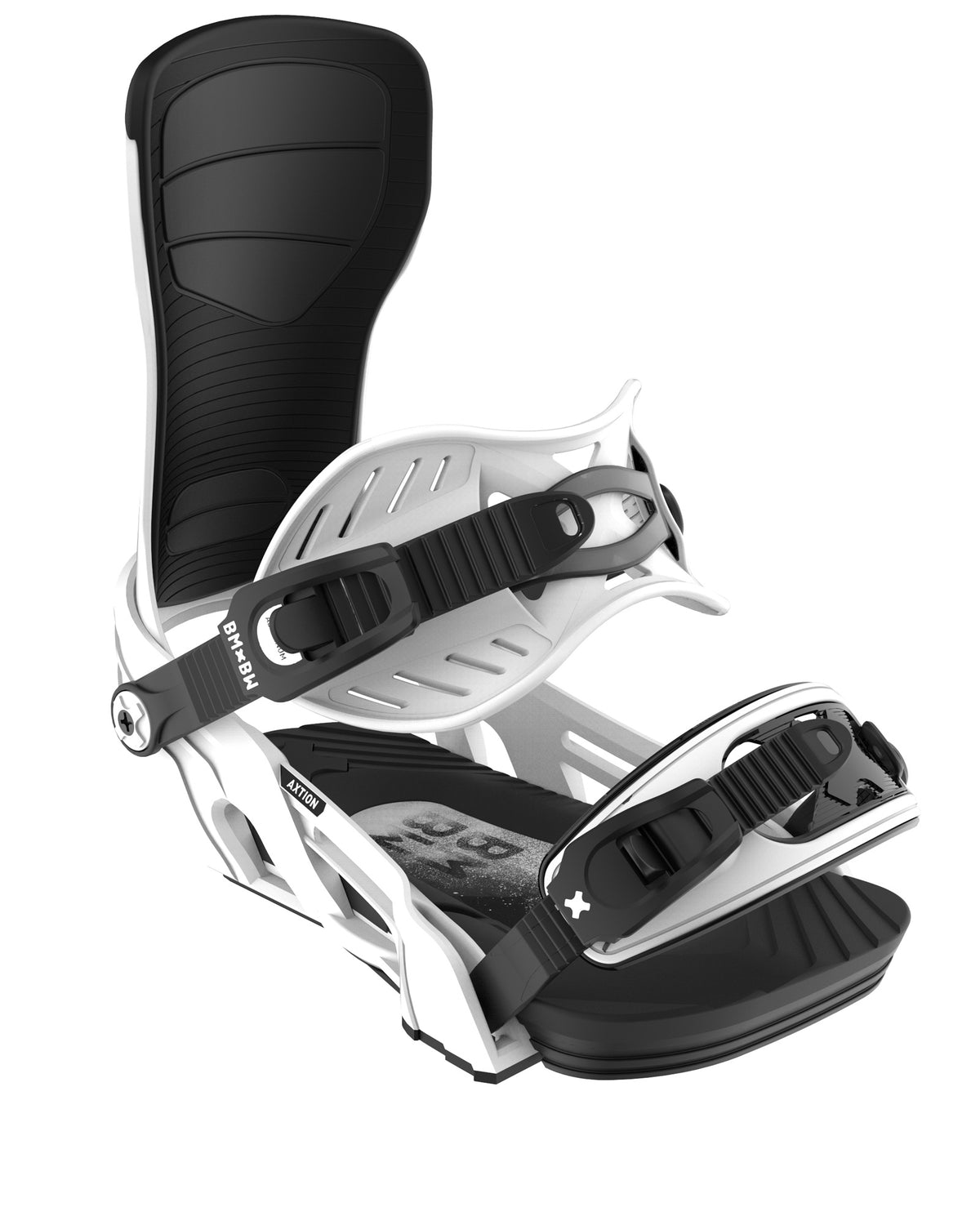 Bent Metal Axtion Snowboard Binding Gnu Snowboards (white)