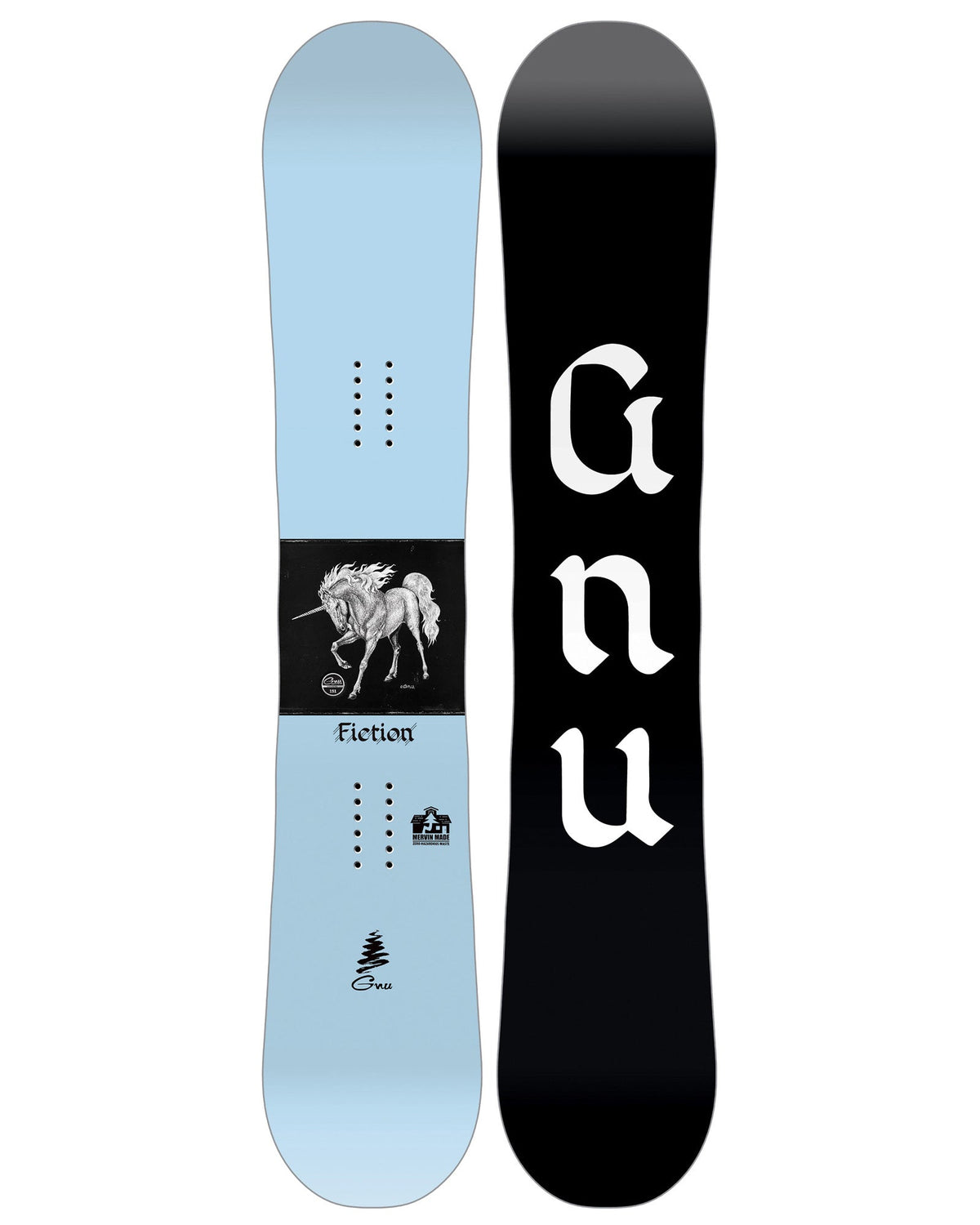 GNU Fiction Women's Snowboard Black Base