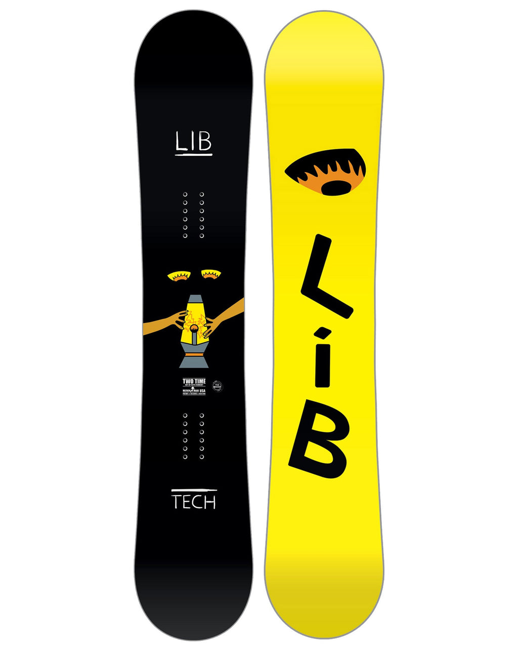 Lib Tech Two Time Women's Snowboard - Yellow Base