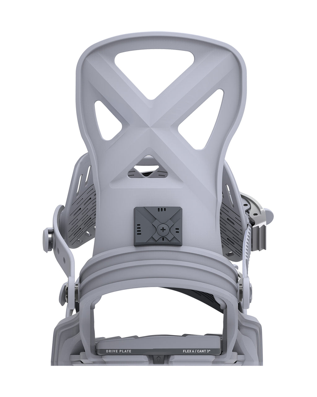 Bent Metal Anvil Snowboard Binding (grey)