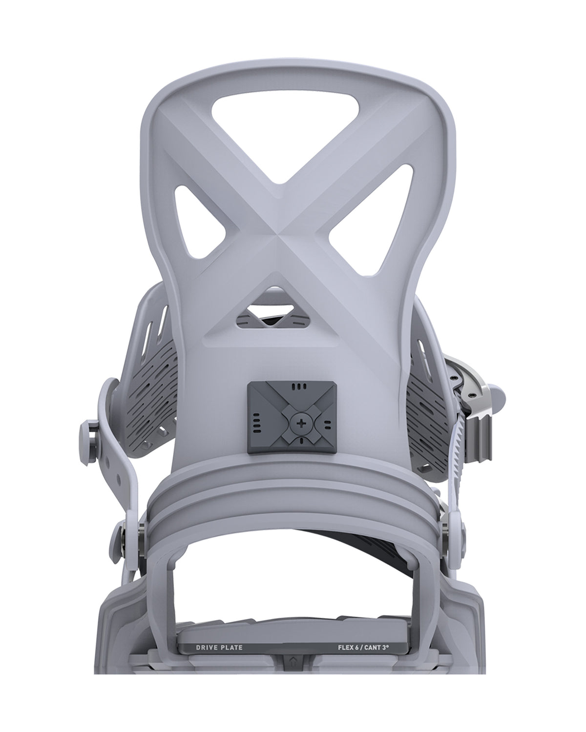 Bent Metal Anvil Snowboard Binding (grey)