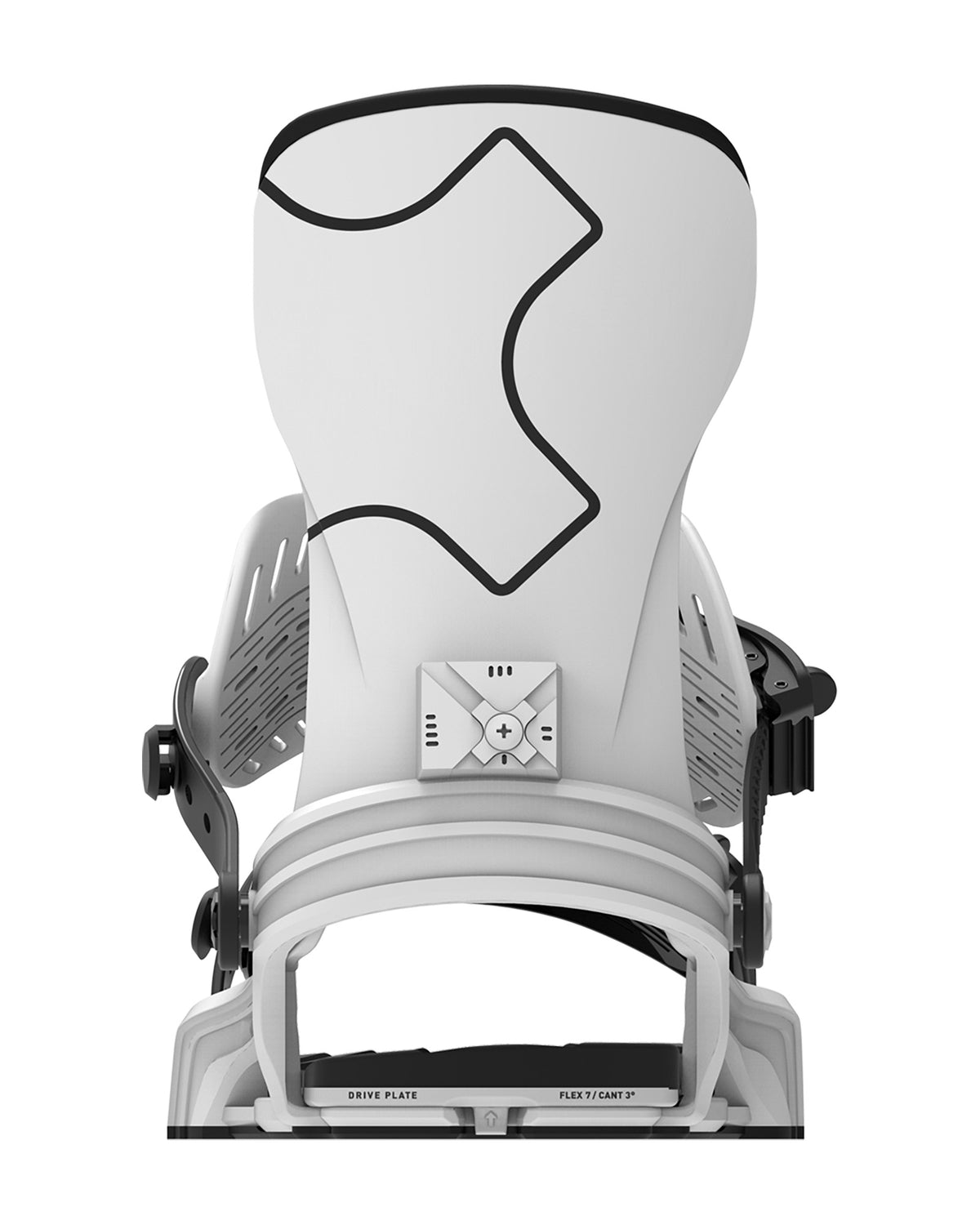 Bent Metal Axtion Snowboard Binding Gnu Snowboards (white)