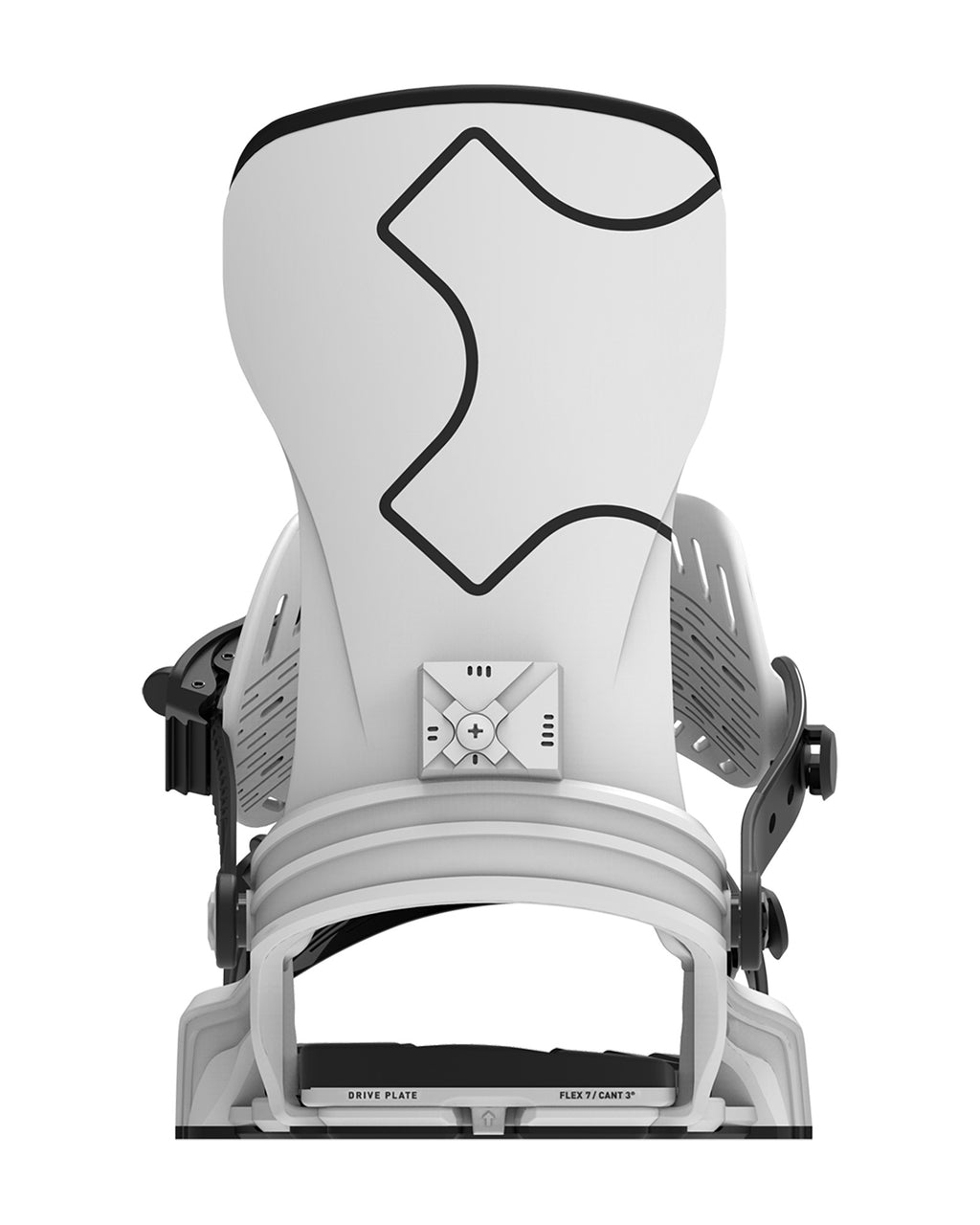 Bent Metal Axtion Snowboard Binding Gnu Snowboards (white)