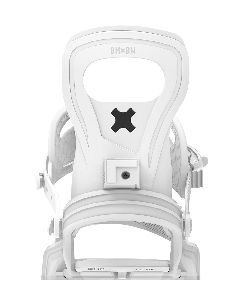 Bent Metal Joint Snowboard Binding (white)