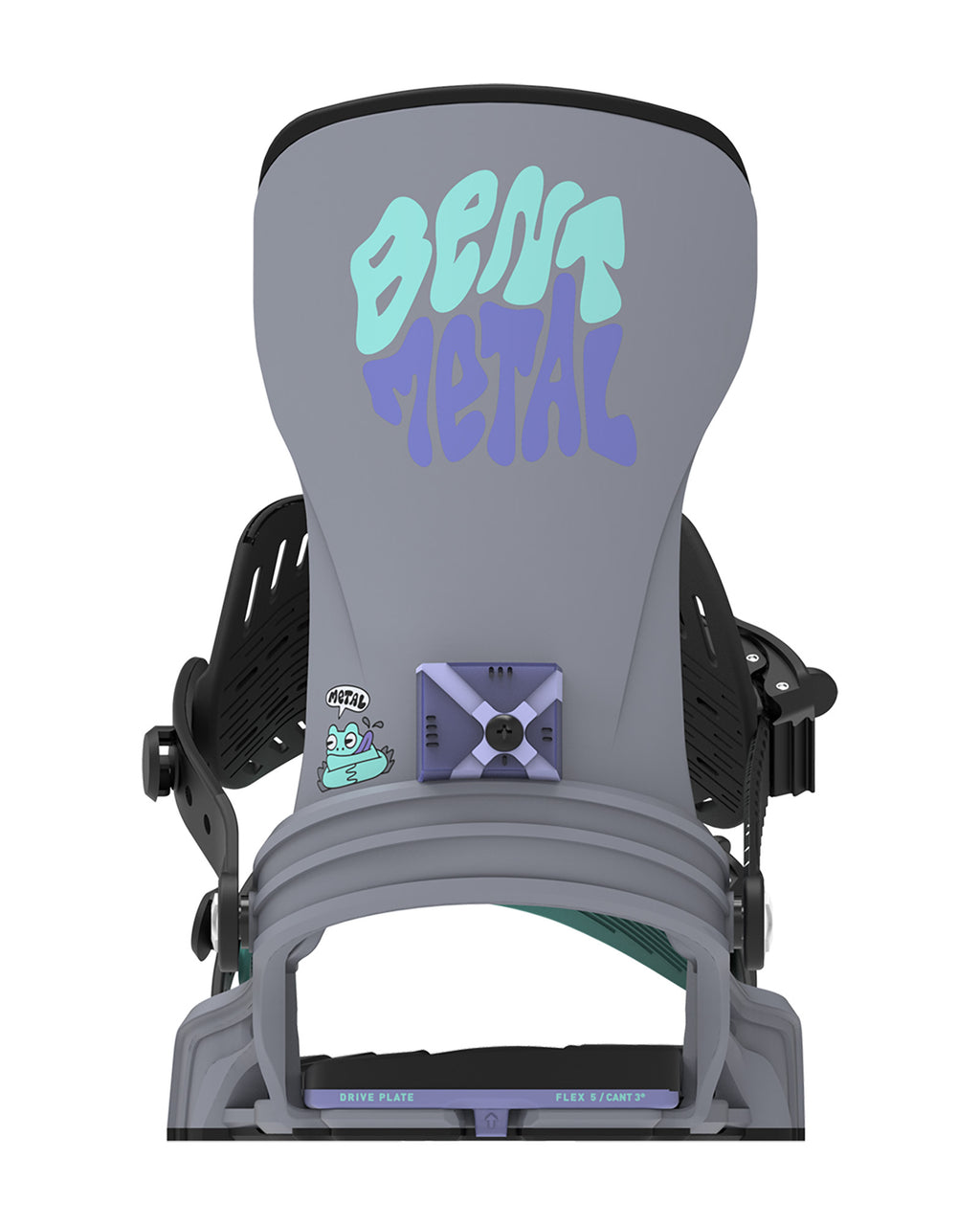 Bent Metal Stylist Women's Snowboard Binding (grey)