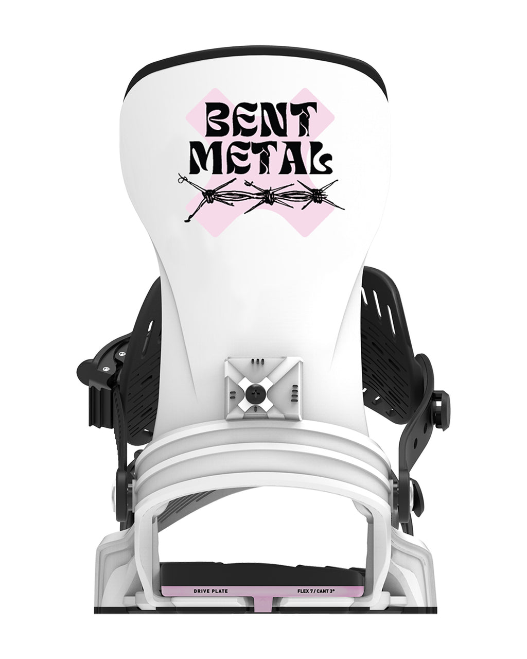 Bent Metal Stylist Women's Snowboard Binding (white)