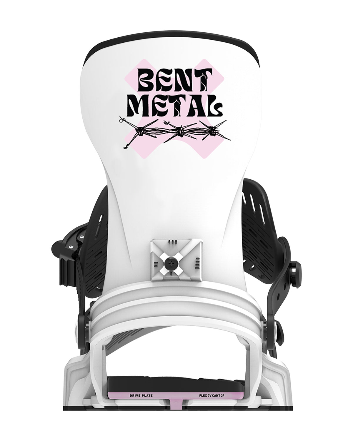 Bent Metal Stylist Women's Snowboard Binding (white)