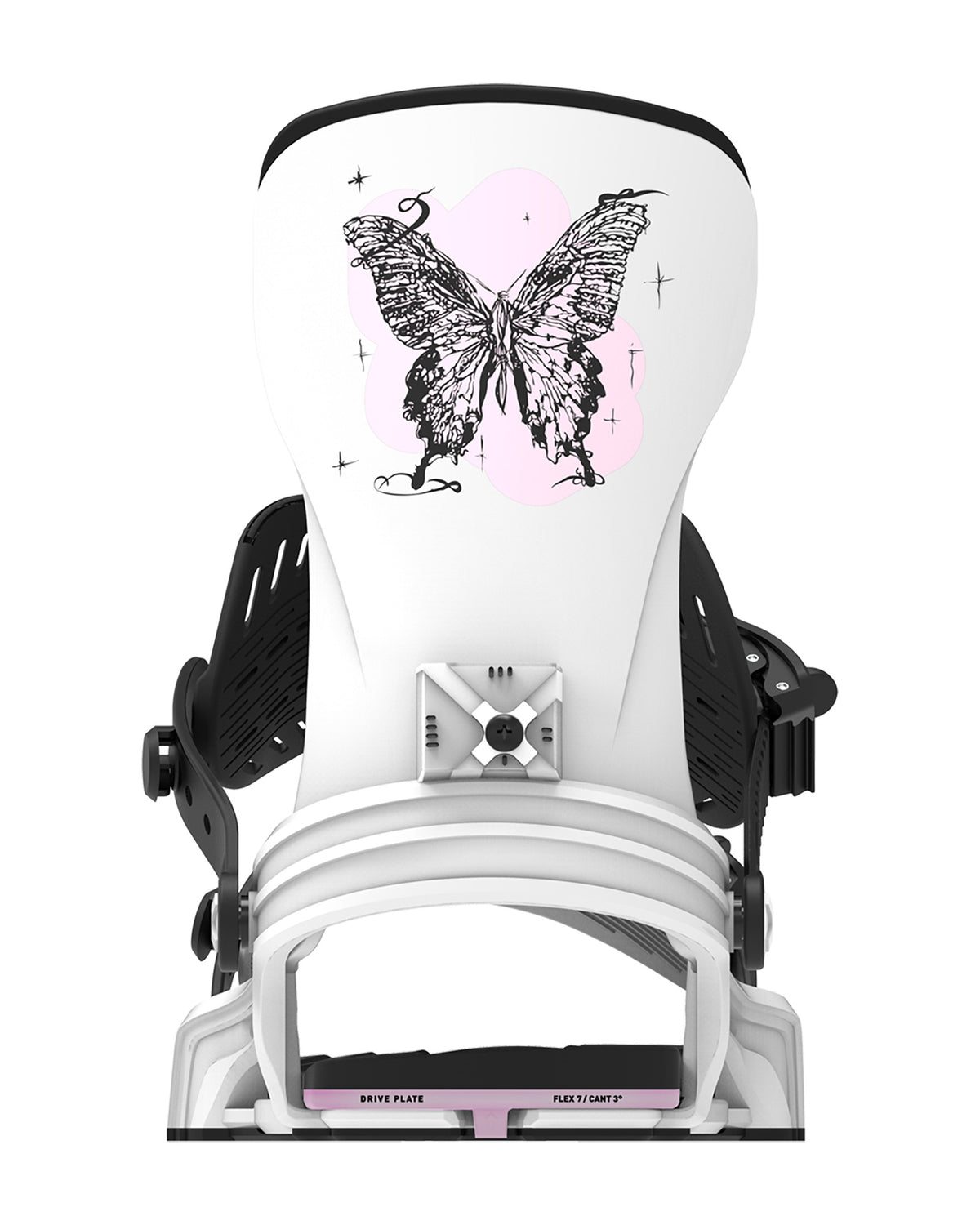 Bent Metal Stylist Women's Snowboard Binding (white)