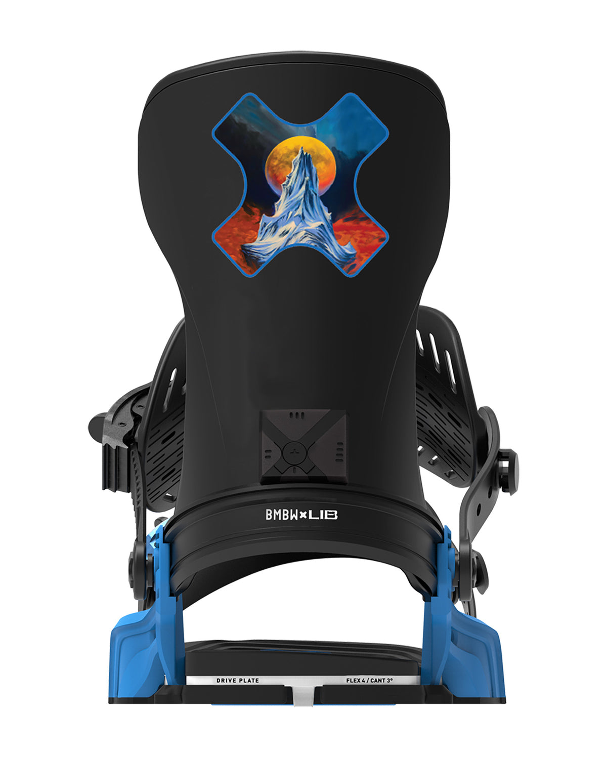 Bent Metal Transfer Snowboard Binding Lib Tech Collab (blue/black)