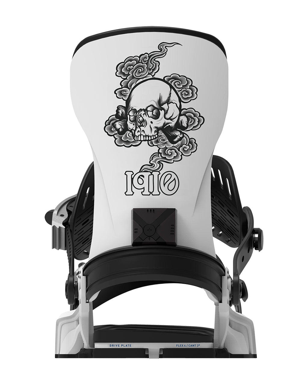 Bent Metal Transfer Snowboard Binding (white)