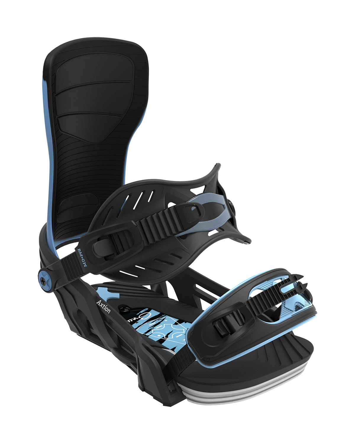Bent Metal Axtion Snowboard Binding Gnu Snowboards Collab (blue/black)