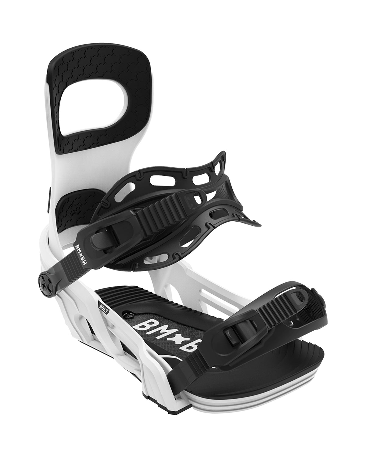 Bent Metal Bolt Snowboard Binding (white)