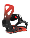 Bent Metal Anvil Snowboard Binding (black/red)