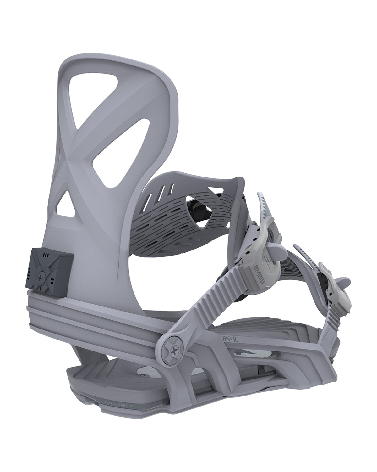 Bent Metal Anvil Snowboard Binding (grey)