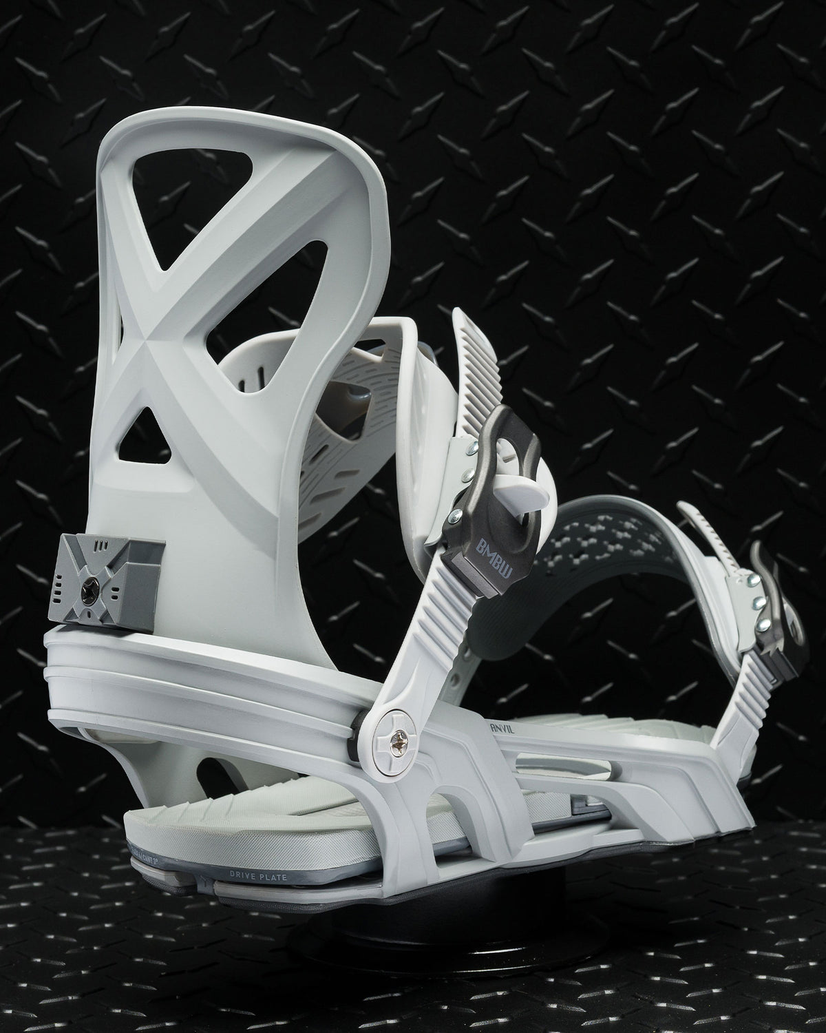 Bent Metal Anvil Snowboard Binding (grey)