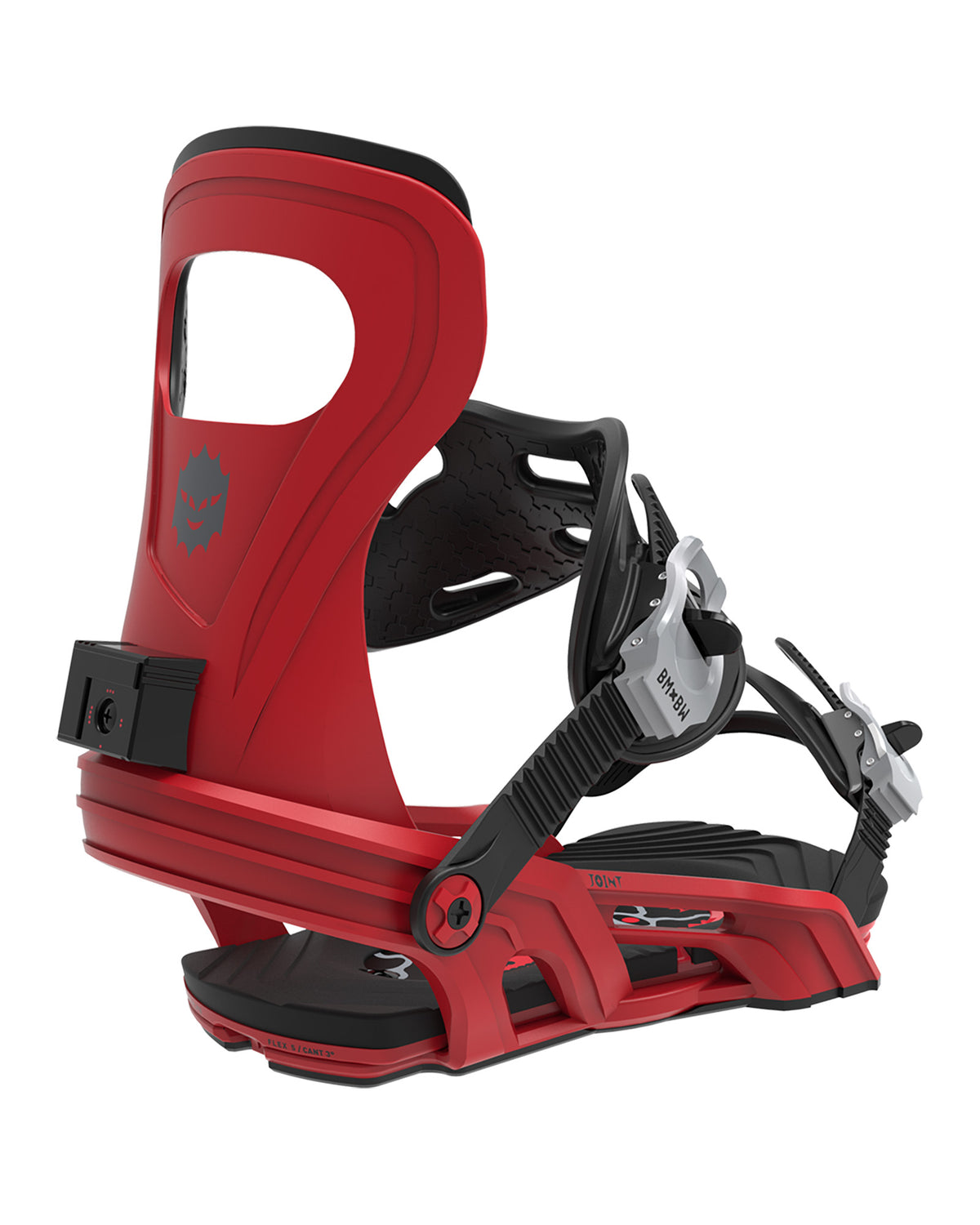 Bent Metal Joint Snowboard Binding (red)