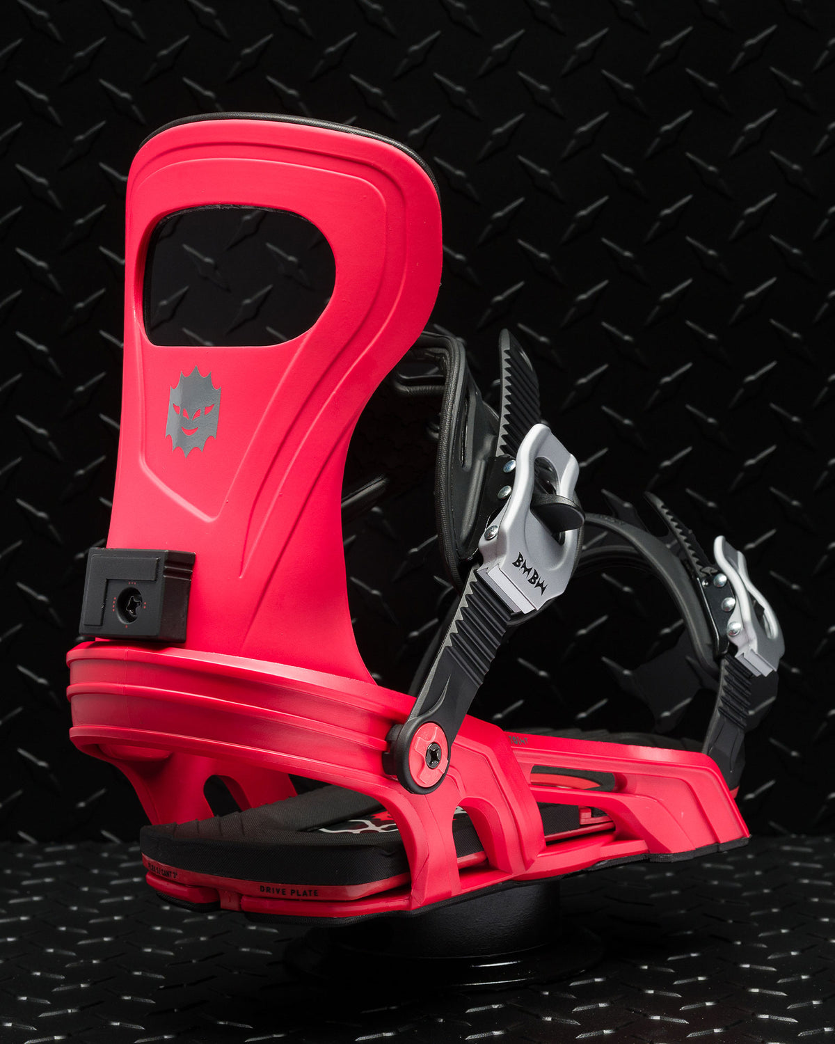 Bent Metal Joint Snowboard Binding (red)