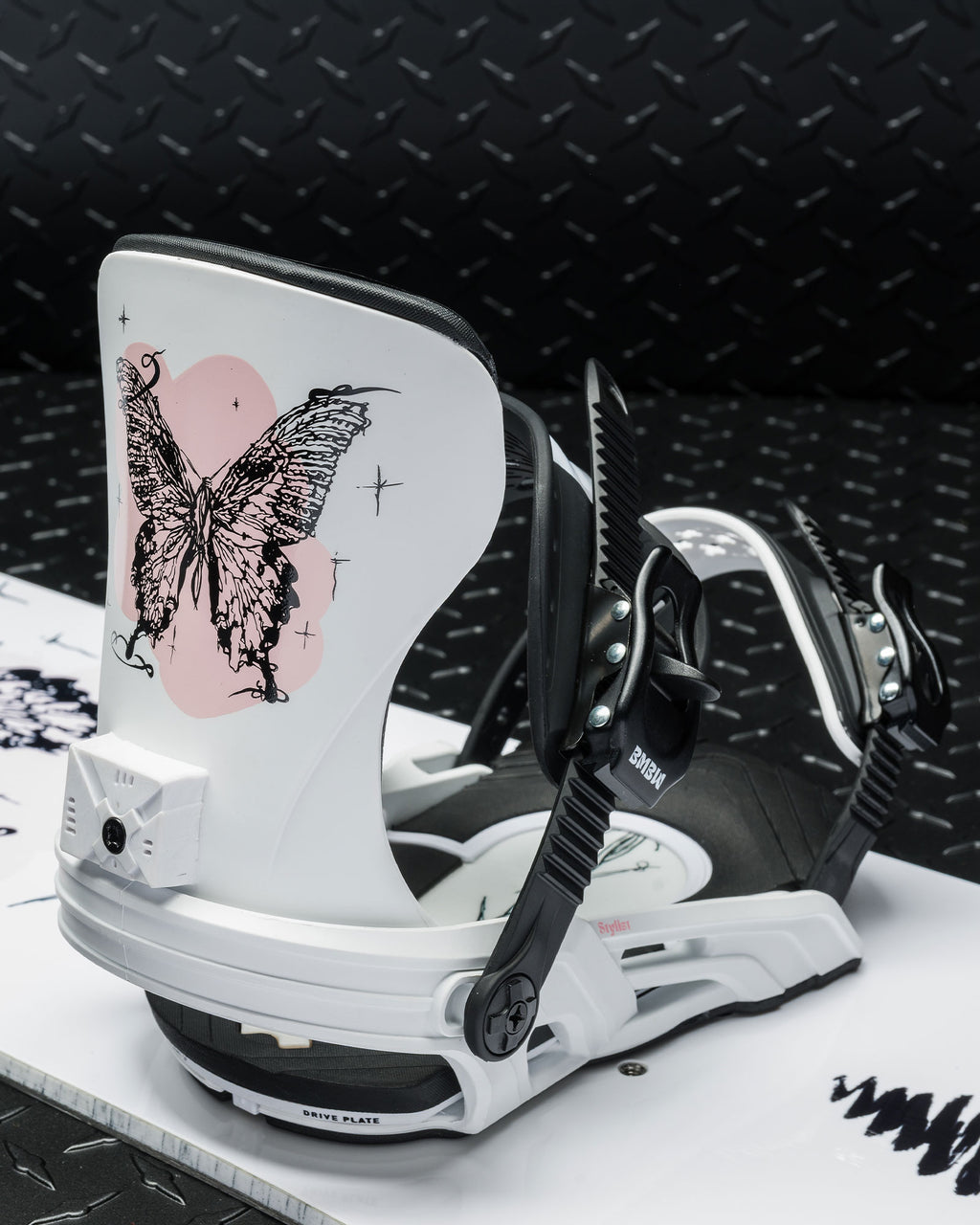 Bent Metal Stylist Women's Snowboard Binding (white)