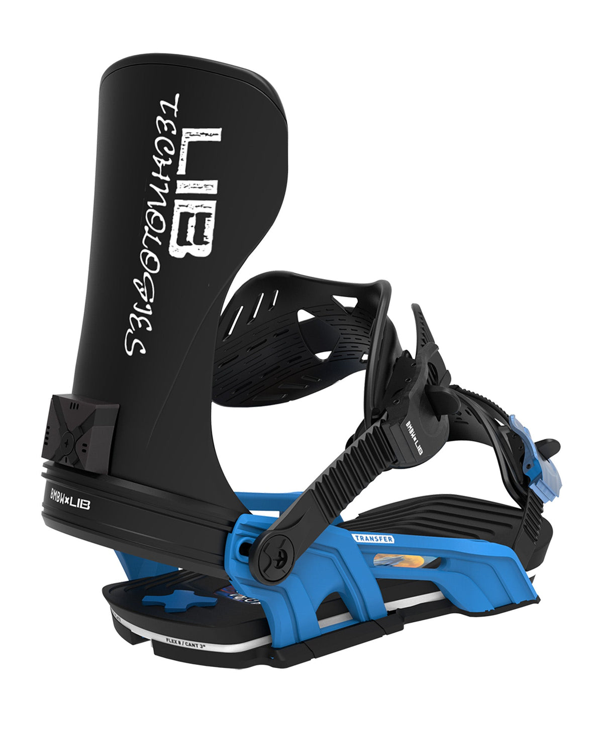 Bent Metal Transfer Snowboard Binding Lib Tech Collab (blue/black)
