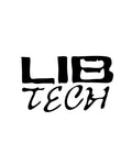 Lib Tech Stacked Logo Diecut Sticker Black